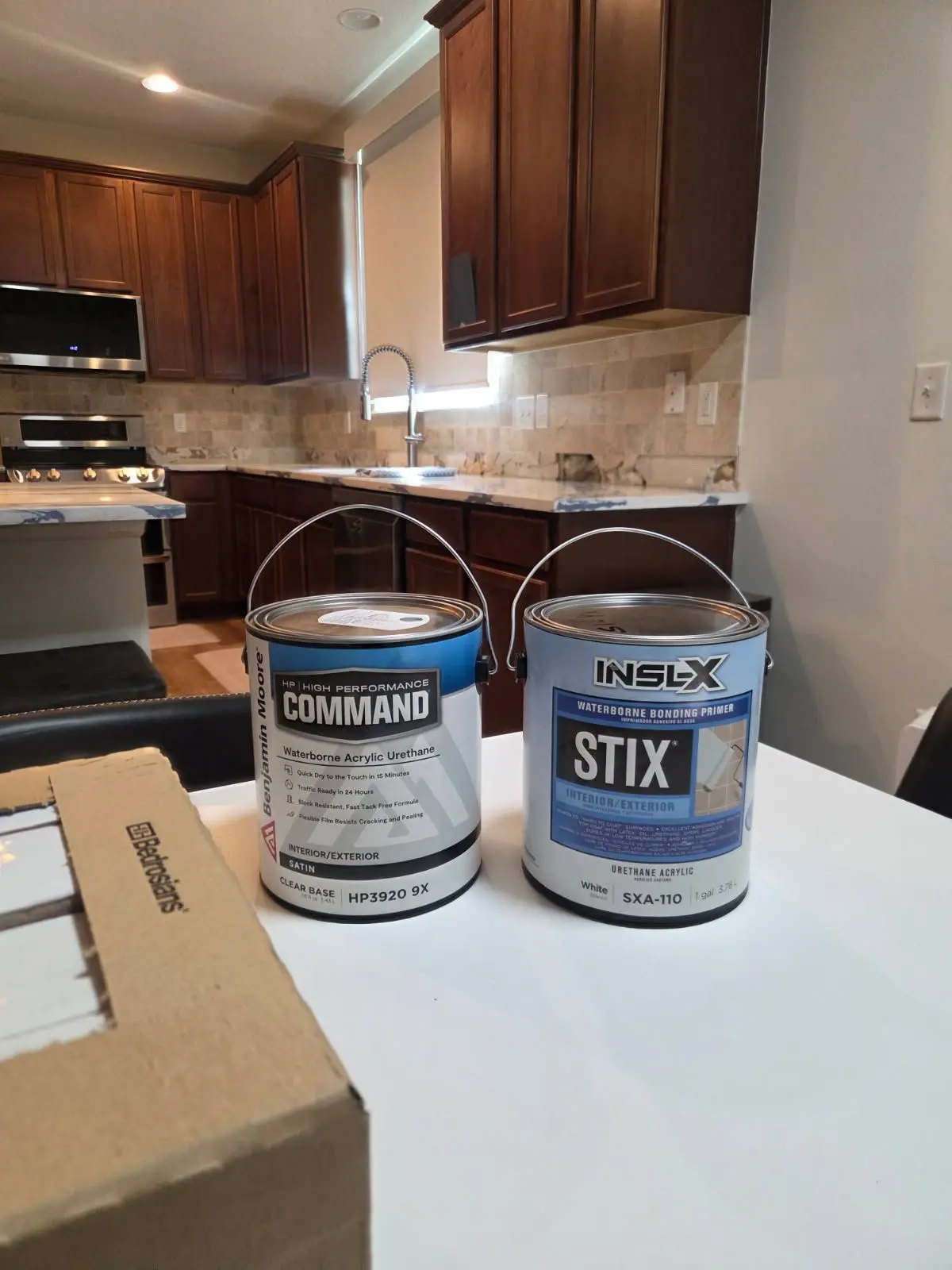 Kitchen Makeover with Cabinet Refinish in Durbin Crossing